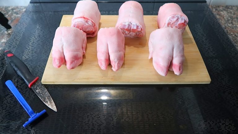 Descubre cómo limpiar patas de cerdo fácilmente en casa