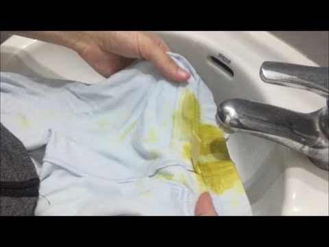 Cómo eliminar manchas de heces en ropa interior